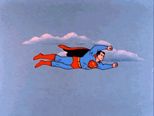 Superman Flying